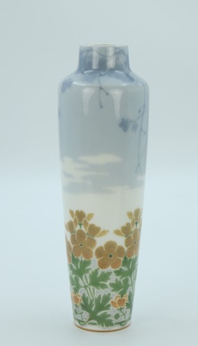 Vase Renoncules par la Manufacture Nationale de Sèvres - Céramiques, Porcelaines Style Art nouveau