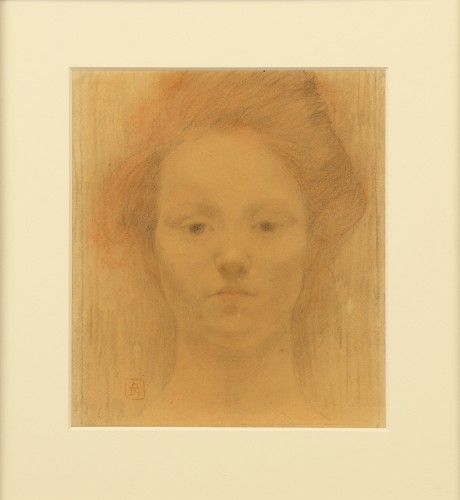 Portrait de modèle par Armand Rassenfosse (1862-1934) - Art Revival