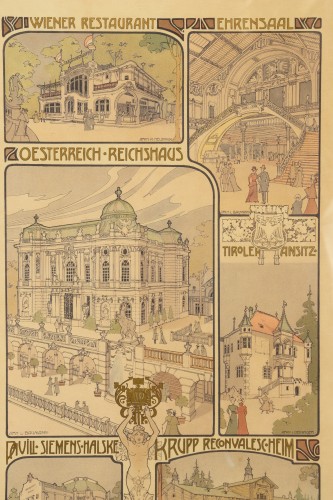 Affiche pour le Pavillon d'Autriche de l'Exposition Universelle par Alfons Mucha - Art Revival