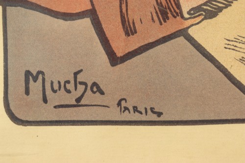 Art nouveau - Affiche pour le Pavillon d'Autriche de l'Exposition Universelle par Alfons Mucha