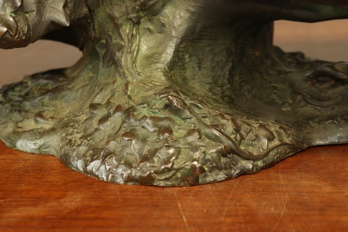 Centre de table à décor de naïade par Auguste Ledru (1860-1902) - Art nouveau