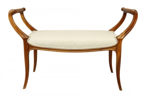 Banquette Art nouveau estampillée La Ruche