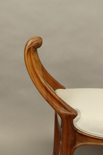 XXe siècle - Banquette Art nouveau estampillée La Ruche