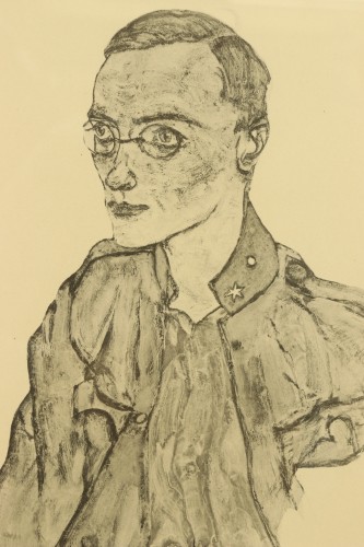 Soldat volontaire d'un an par Egon Schiele - Art Revival