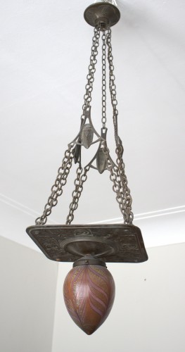 Suspension par Léon Jallot - Luminaires Style Art nouveau