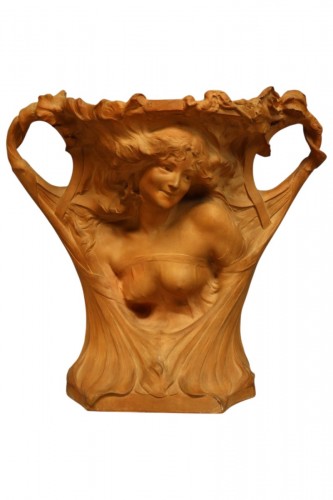 Vase en terre cuite par Paul François Berthoud