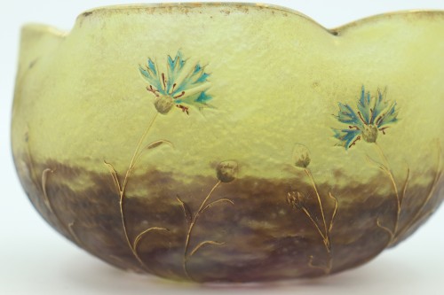 Antiquités - Daum - Cornflowers cup