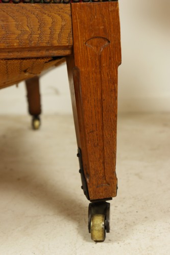 Antiquités - Paire de fauteuils par Gustave Serrurier-Bovy (1858-1910)