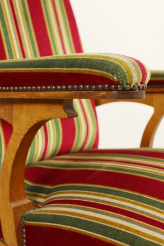 Antiquités - Paire de fauteuils par Gustave Serrurier-Bovy (1858-1910)
