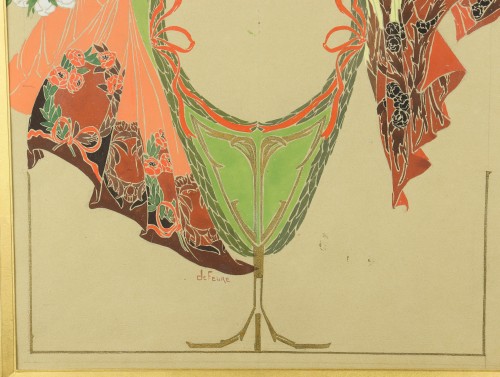 Antiquités - Two elegant women, by Georges de Feure (1869-1943)