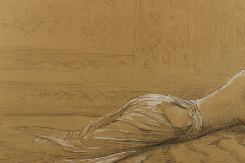 Portrait of Sarah Bernhardt - Georges Clairin (1843-1919) - Art nouveau