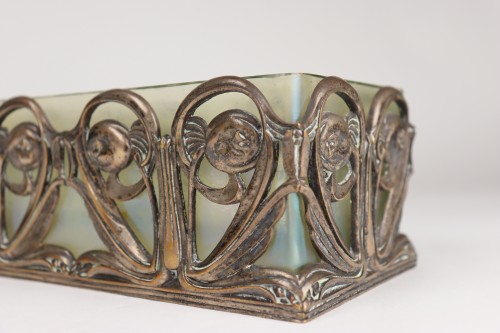 Art nouveau - Jardinière en bronze argenté par Georges de Feure