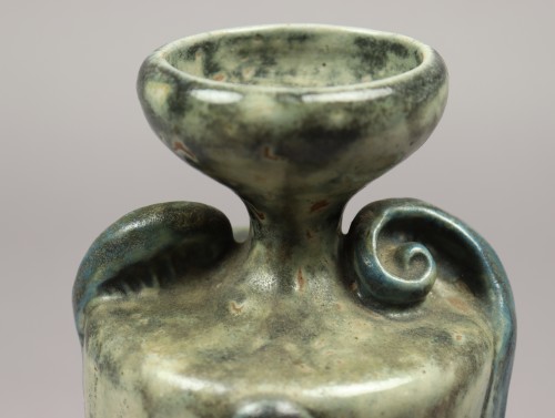 Antiquités - Louis Majorelle et Mougin Nancy - Vase scolopendre 