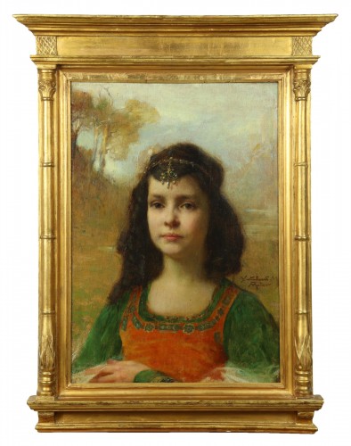 Portrait de jeune fille - Yves Edgard Muller (1876-1958)