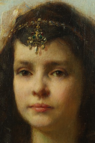 Portrait de jeune fille - Yves Edgard Muller (1876-1958) - Art Revival