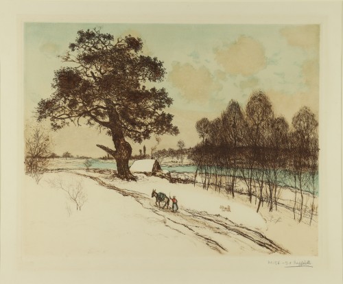 Engravings & Prints  - Le vieux chêne, by Jean-François Raffaëlli