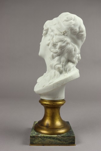 Antiquités - Suzon, buste en biscuit d'après Auguste Rodin