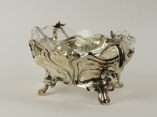 Silver planter by the Gratchev&#039;s brothers - silverware & tableware Style Art nouveau