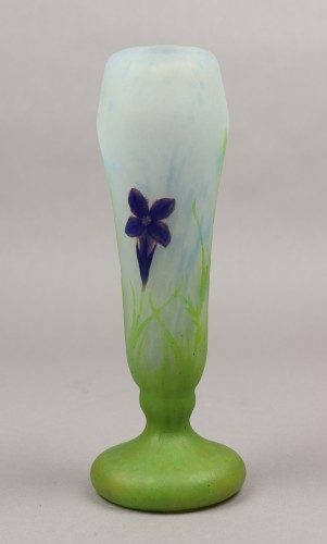 Daum vase with gencians - 