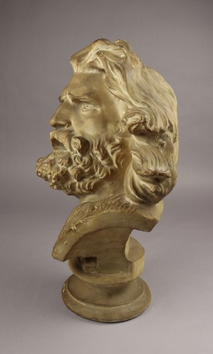 Le guerrier gaulois, épreuve en plâtre - François Rude (1784-1855) - Sculpture Style Louis-Philippe