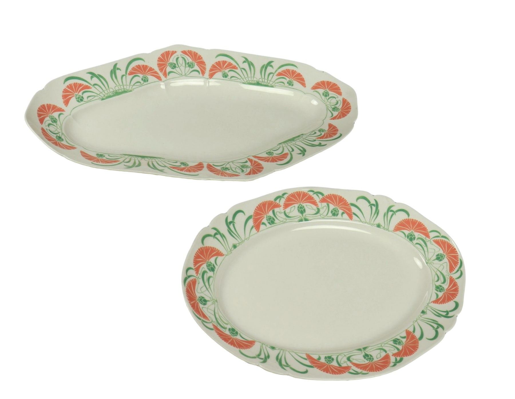 Plats en porcelaine de Sèvres du service de table Pimprenelle - XXe siècle  - N.99393