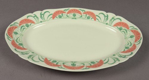 Céramiques, Porcelaines  - Plats en porcelaine de Sèvres du service de table Pimprenelle