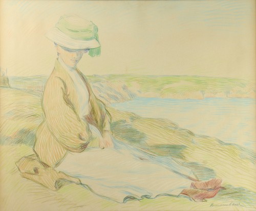 Antiquités - Elegant at the sea side - Hermann-Paul (1864-1940)