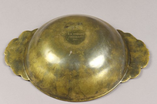 Objet de décoration Cassolettes, coupe et vase - Femme libellule, écuelle en bronze - Jules Desbois (1851-1935)