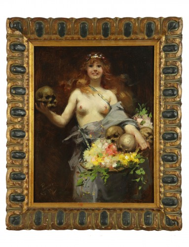 La vendeuse de fleurs par Victor Prouvé (1858 -1943)
