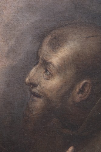  - Guglielmo Caccia Moncalvo (1568 -1625) - Saint François d’Assise réconforté par un ange