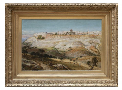 Henry Andrew Harper (1835-1900) Jerusalem from the Mount of Olives 1890
