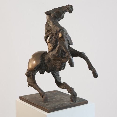 Sculpture Sculpture en Bronze - Nag Arnoldi (1928 - 2017) Étalon