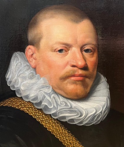 Antiquités - Jan Van Ravesteyn - Portrait présumée Jacob de Rycke