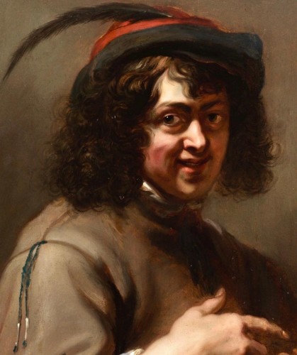  - Jan Cossiers (1600- 1671) - Un jeune garçon dégustant une tarte, allégorie du goût