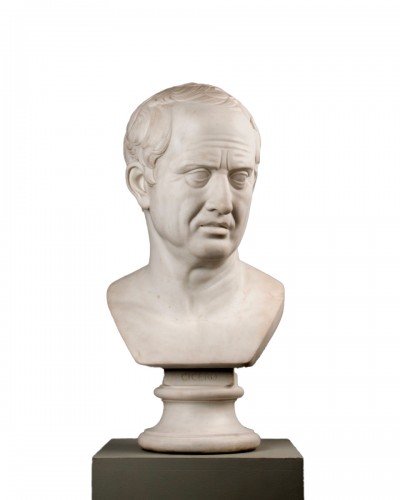 Marble Bust of Cicero, Italy, 19th century, After the Antique