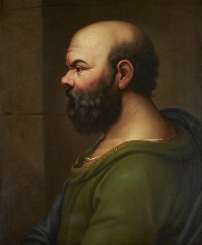 Portrait of Socrates, 18th century Roman school - 