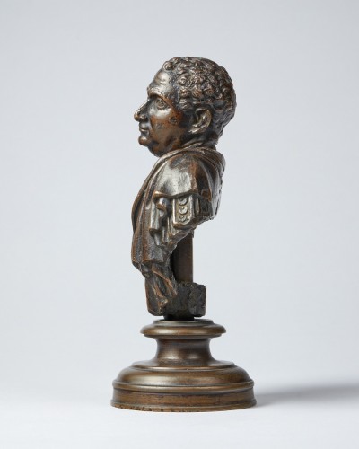 Buste en bronze de la Renaissance de Vitellius, Italie du nord XVIe siècle - ArtHistorical
