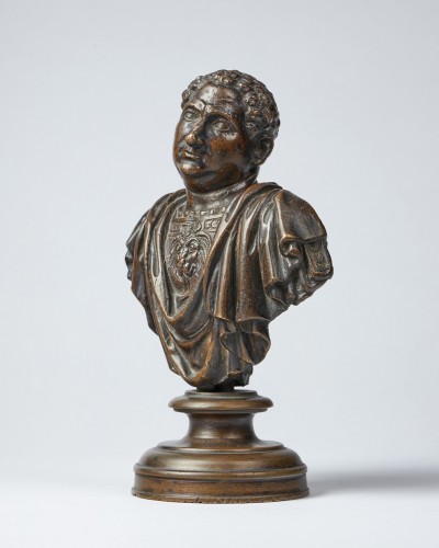 Buste en bronze de la Renaissance de Vitellius, Italie du nord XVIe siècle - Renaissance