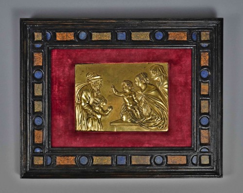 Renaissance - Important Gilt Bronze Relief, France circa 1600