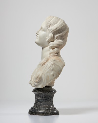 Sculpture  - Marble Bust of a Goddess, North Italian circa 1700