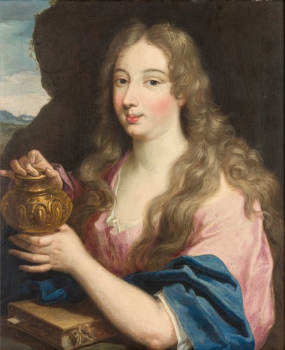 École française du XVIIe siècle, Portrait d'une dame en Madeleine