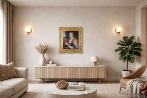 17th Century French School, Portrait of a Lady as the Magdalene - Louis XIV