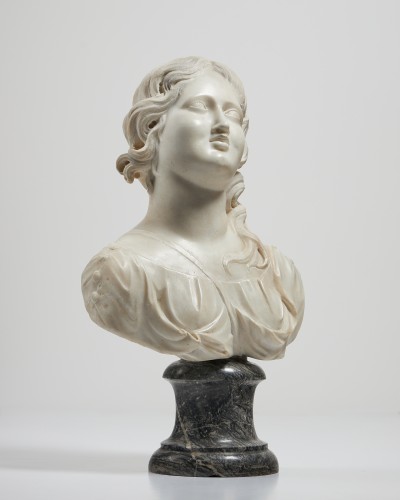 Sculpture  - Marble Bust of a Goddess, North Italian circa 1700