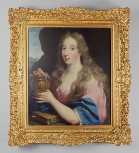 17th Century French School, Portrait of a Lady as the Magdalene - Louis XIV