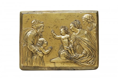 Relief en bronze doré, France vers 1600 attribué à Barthélemy Prieur