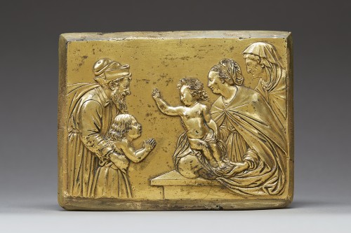Sculpture  - Gilt Bronze Relief, French, c.1600 attributed to Barthélemy Prieur