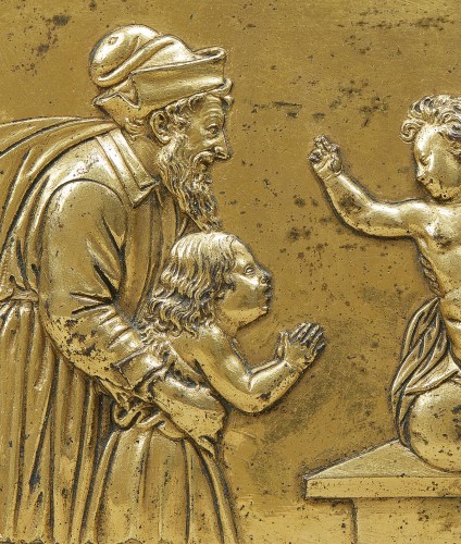 Gilt Bronze Relief, French, c.1600 attributed to Barthélemy Prieur - Renaissance