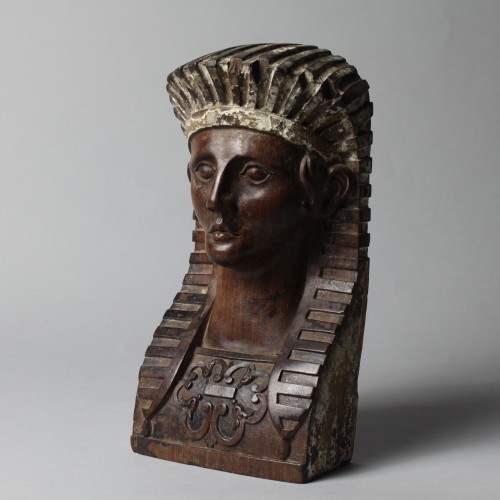 Herm with an Egyptian Mask, England 19th century - Empire