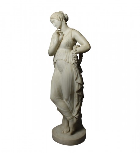 Marble Figure of a Dancing Girl, After Canova