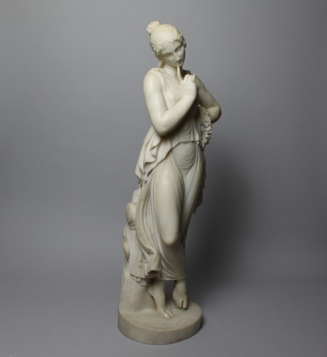 Marble Figure of a Dancing Girl, After Canova - 
